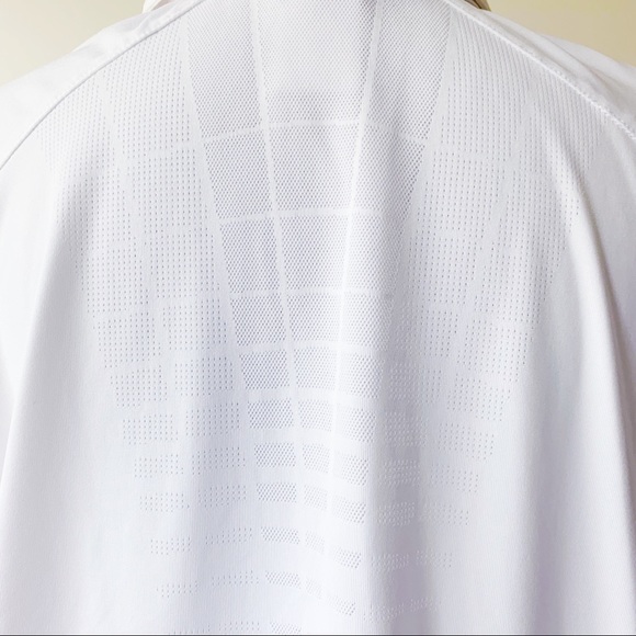 NFL Atlanta Falcons Reebok Polo White Red Mens L - Picture 6 of 8